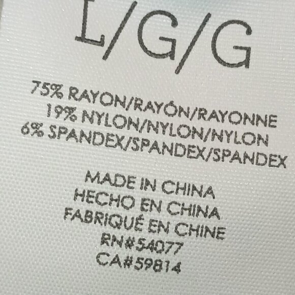 Cabi Size L High Rise Red and Blue Wide Leg Crops - Picture 12 of 12